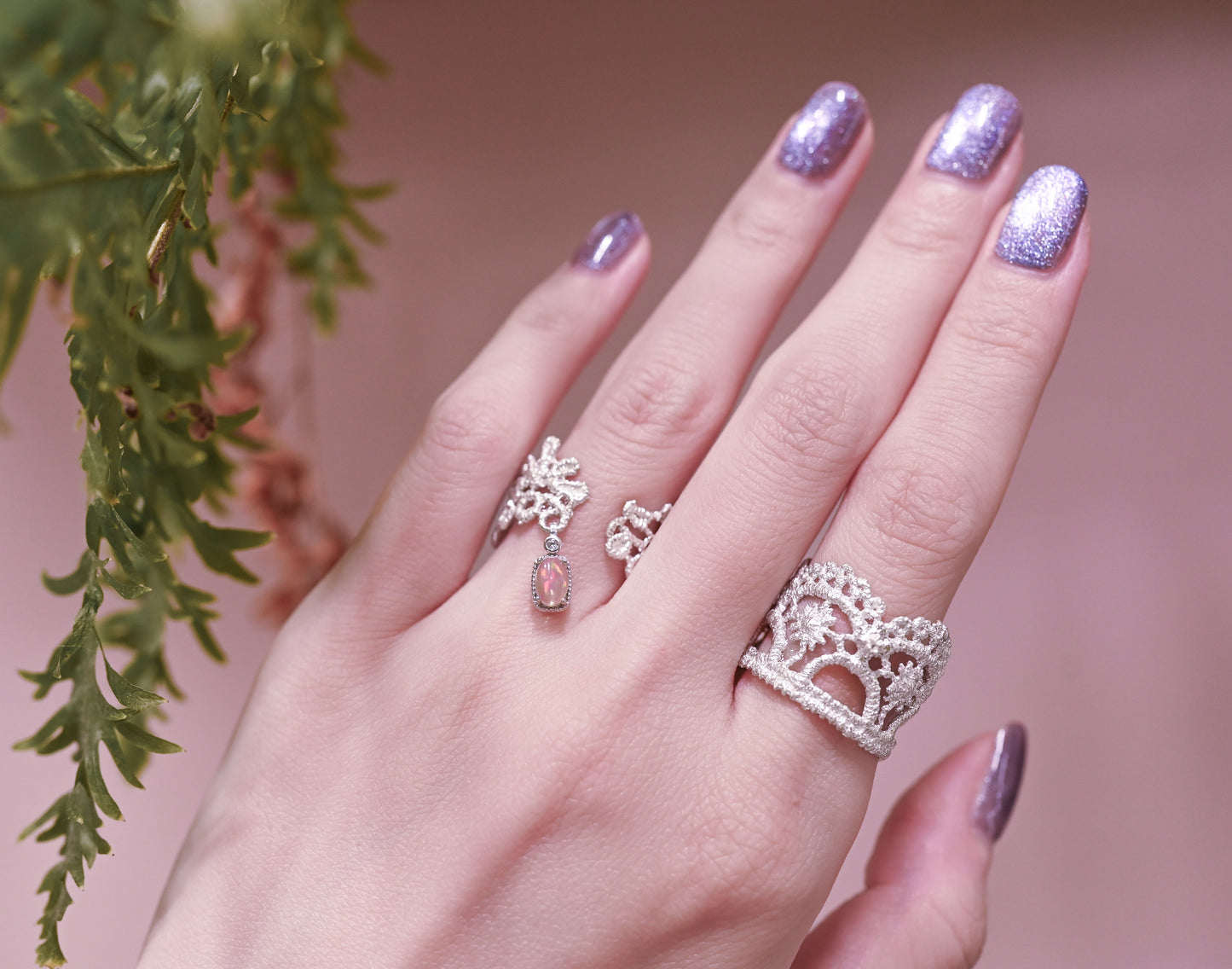 Lazy Glamour - Lace Ring - LLUNAA