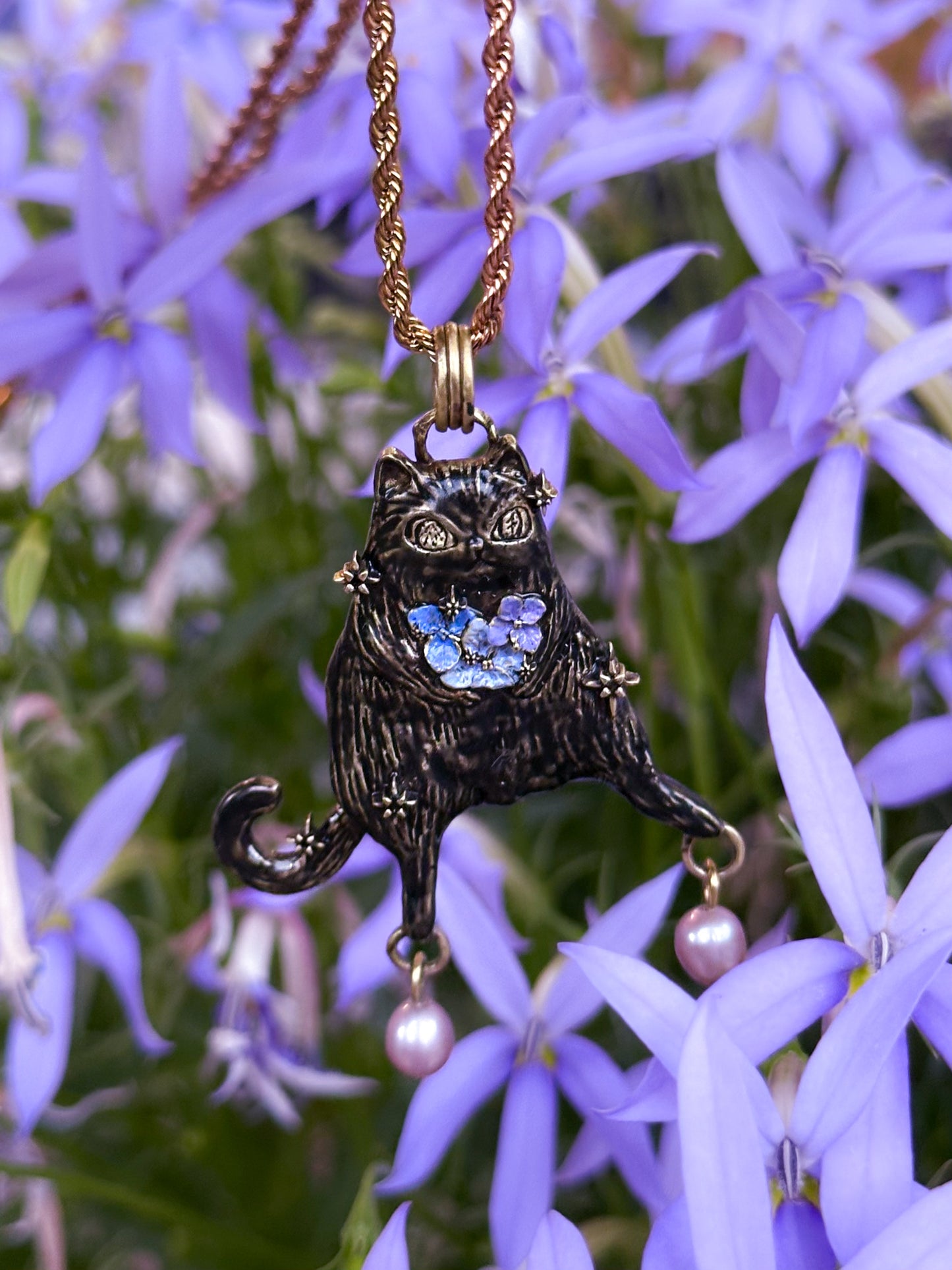 Black Meow Necklace