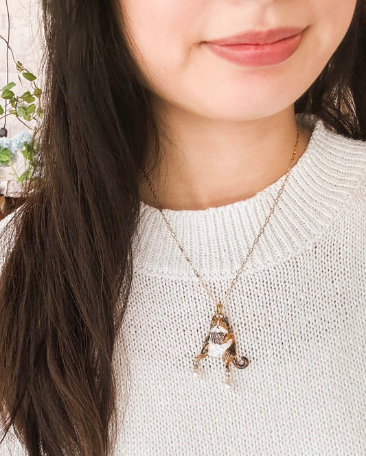 Calico Meow Necklace - LLUNAA