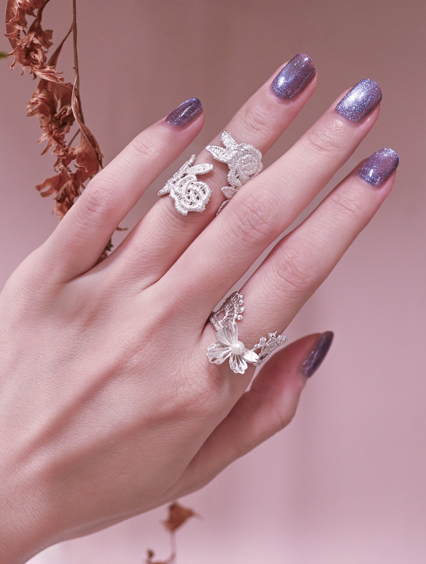 Lazy Glamour - Lace Ring - LLUNAA