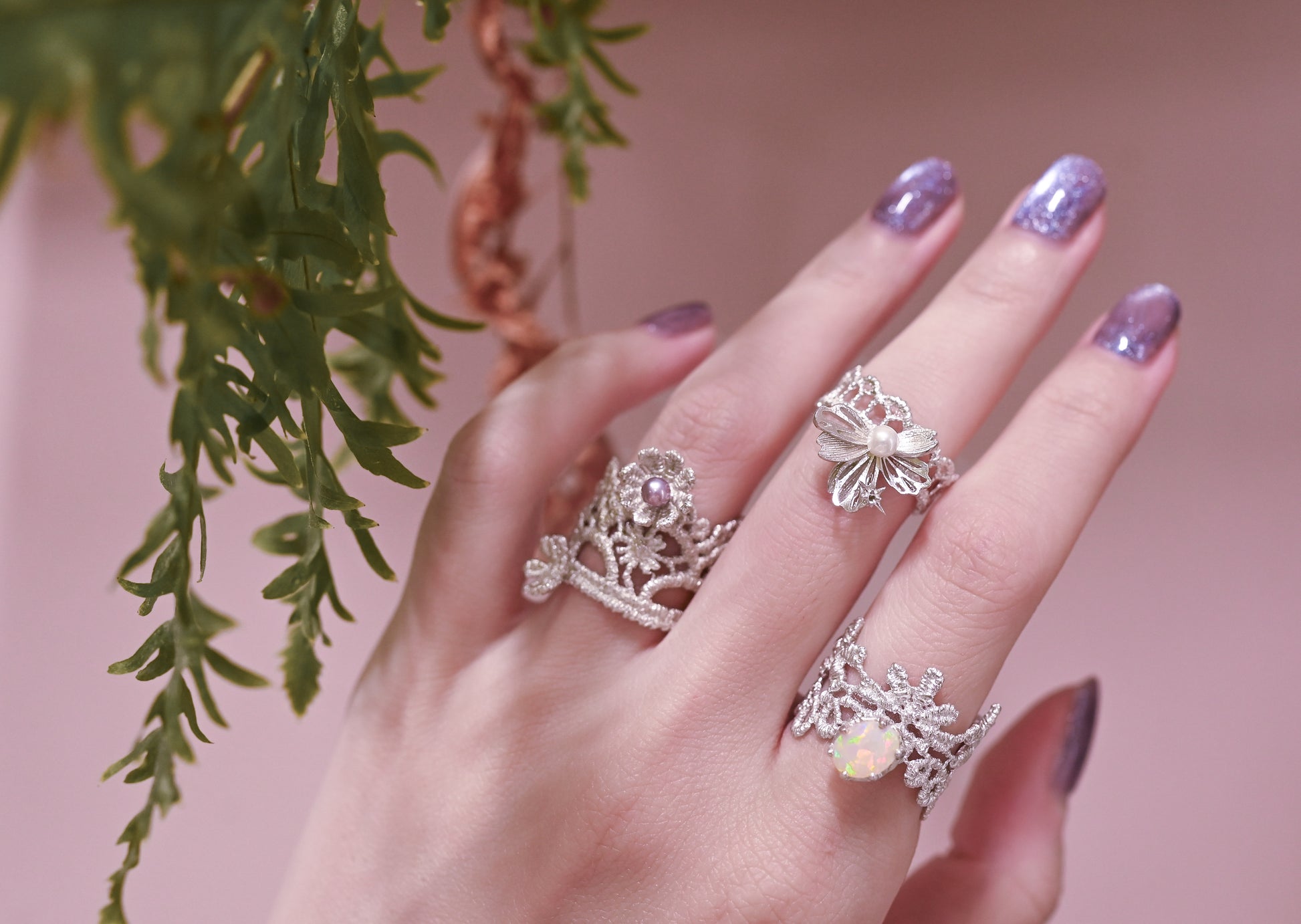 Lazy Glamour - Lace Ring - LLUNAA