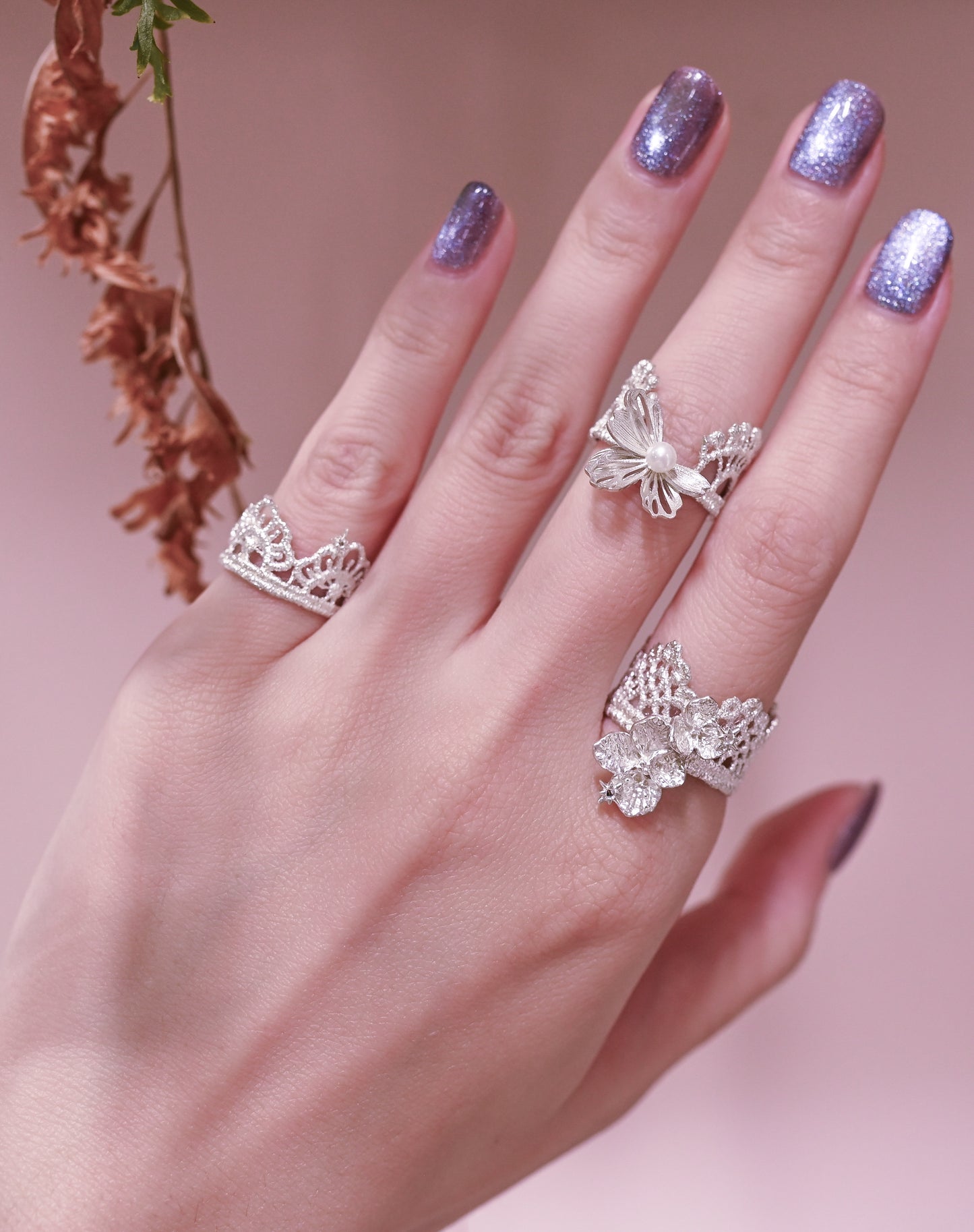 Lazy Glamour - Lace Ring - LLUNAA
