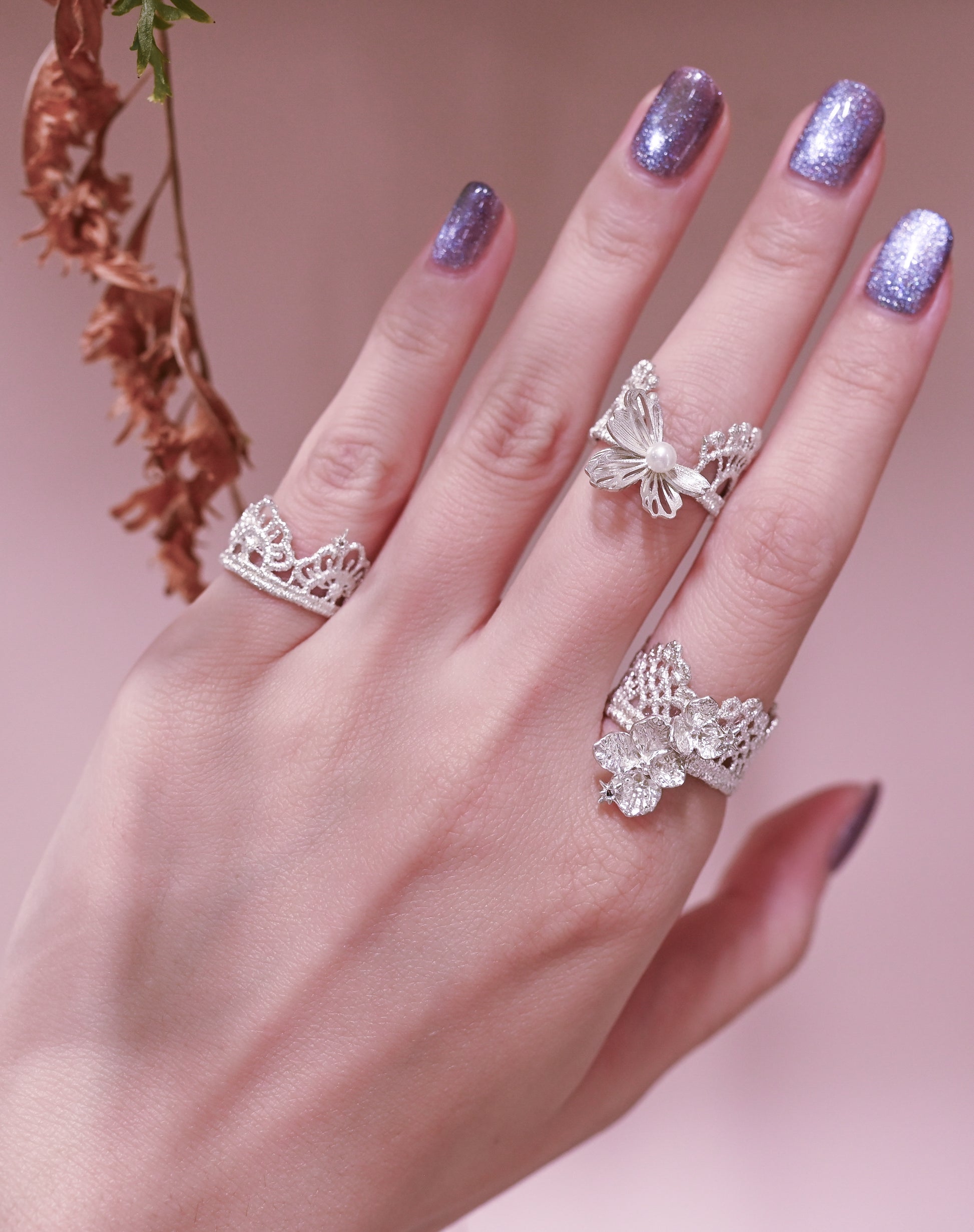 Lazy Glamour - Lace Ring - LLUNAA
