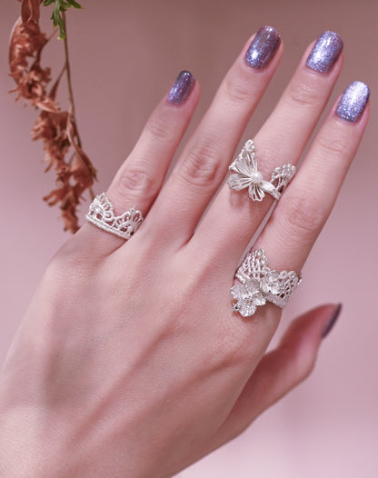 Lazy Glamour - Lace Ring - LLUNAA