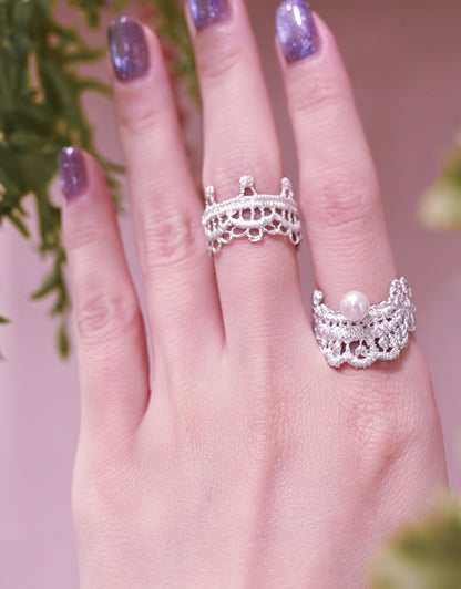 Lazy Glamour - Lace Ring - LLUNAA