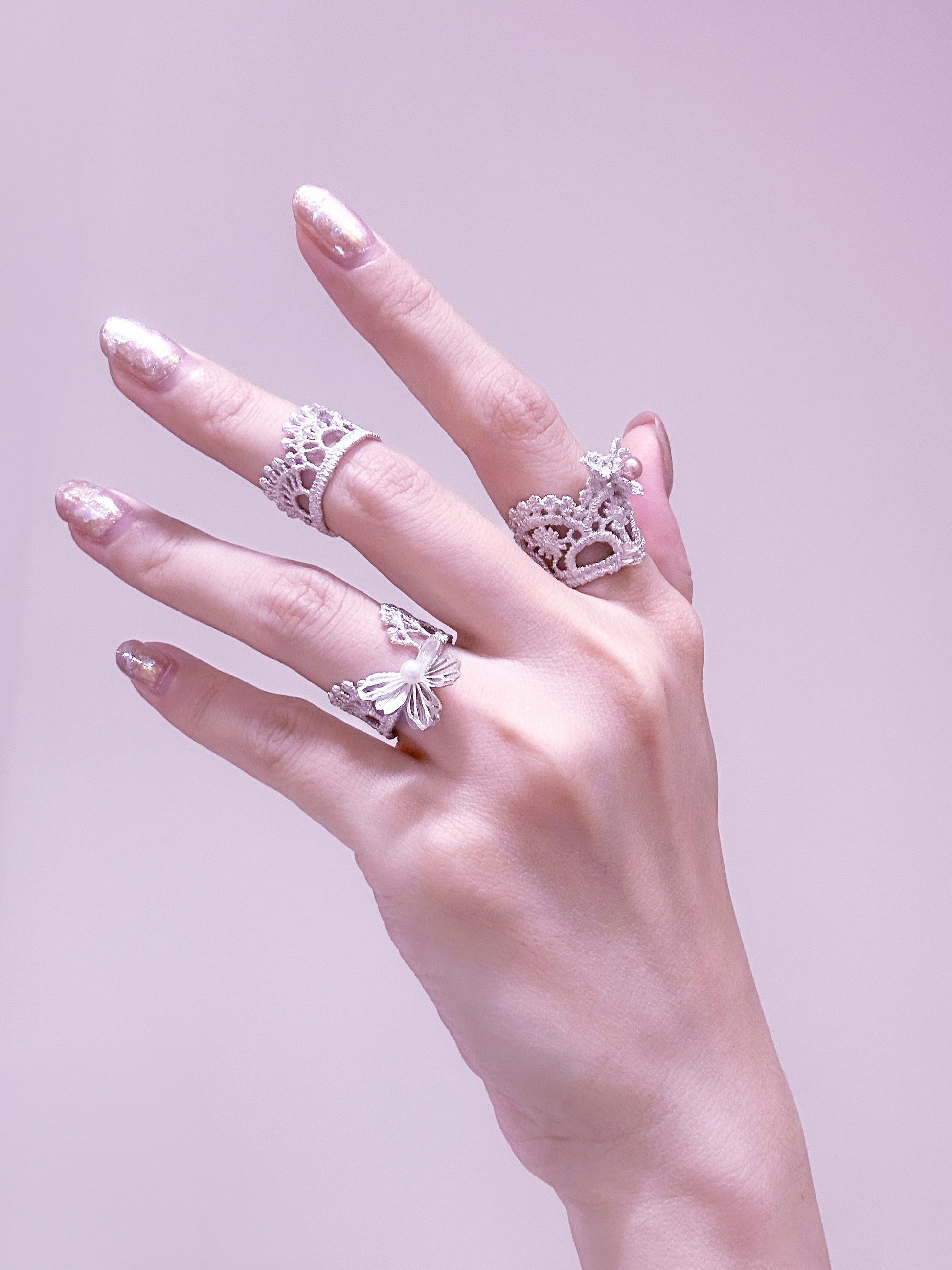 Lazy Glamour - Lace Ring - LLUNAA