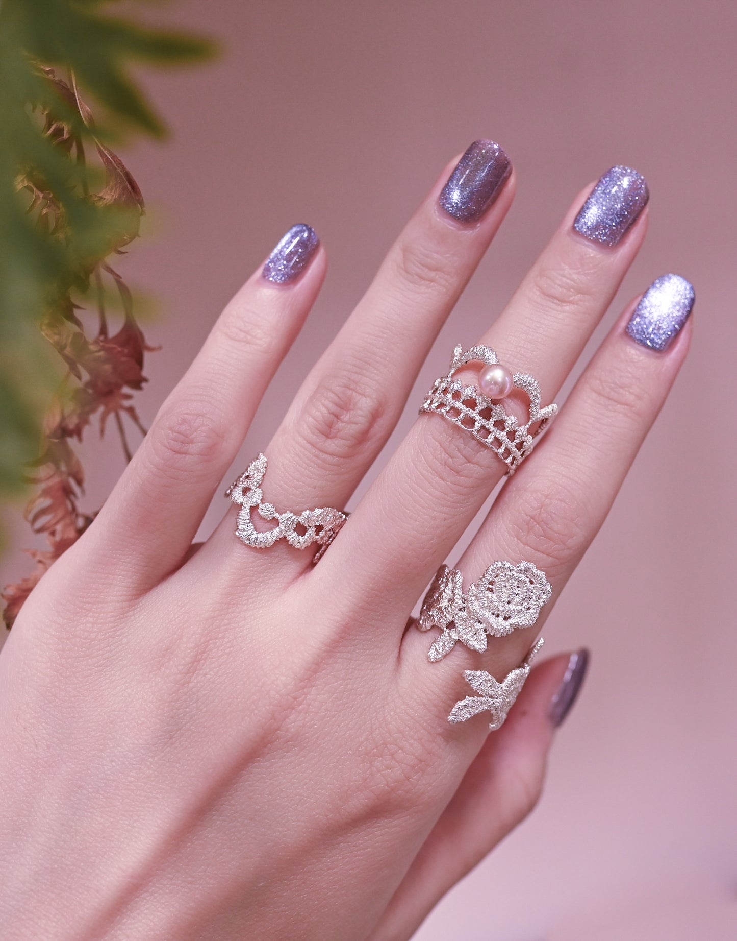 Lazy Glamour - Lace Ring - LLUNAA