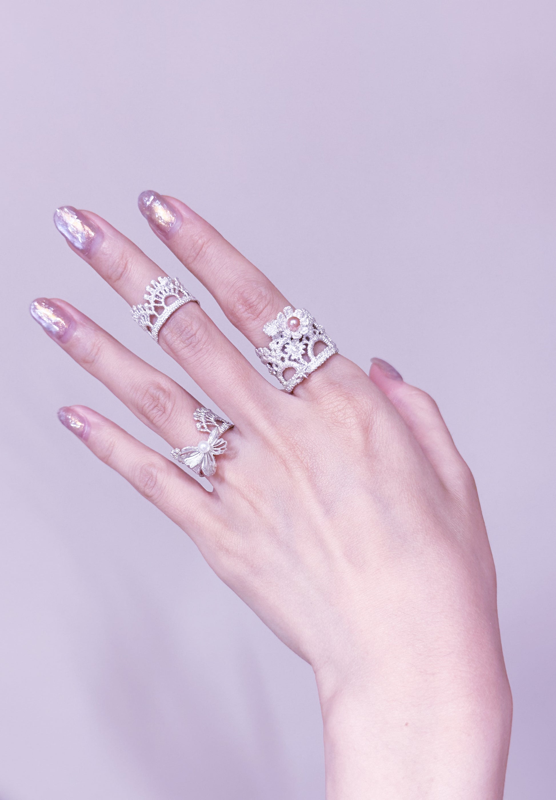 Lazy Glamour - Lace Ring - LLUNAA