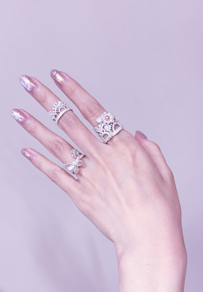 Lazy Glamour - Lace Ring - LLUNAA