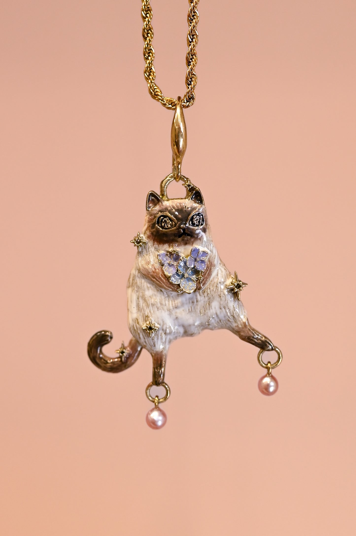 Siamese Meow Necklace