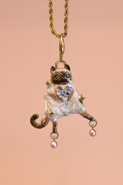 Siamese Meow Necklace