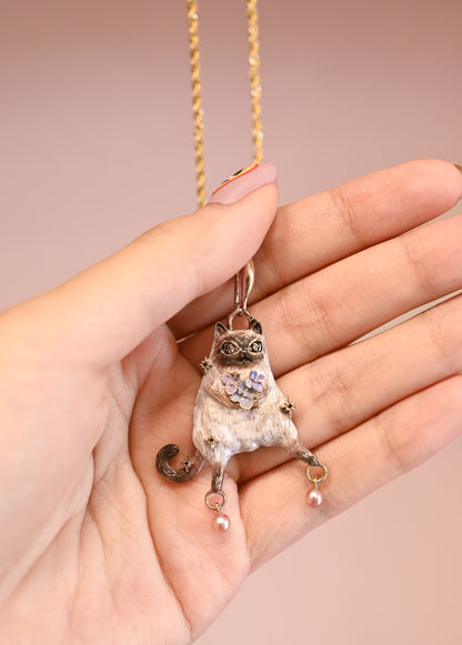 Siamese Meow Necklace