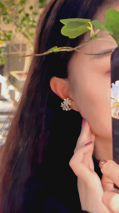 Spider Lily Flower Ear Cuff